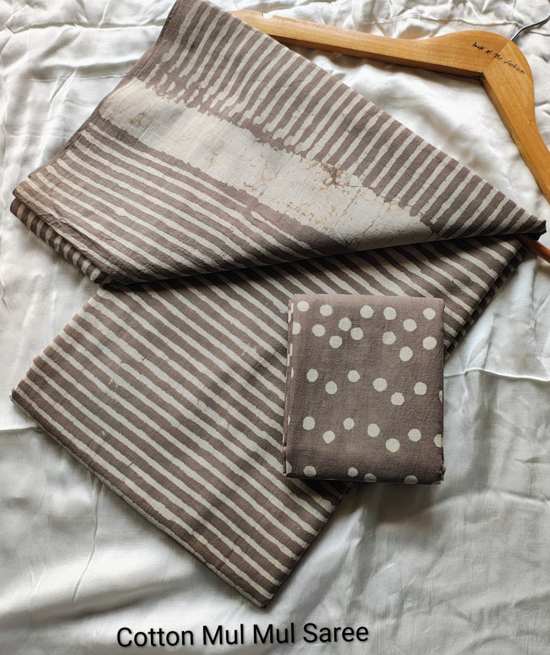 Elephant Print Cotton Mul Mul Saree